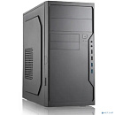 Foxline FL-733R-FZ450R-U32-NRP mATX case, black, w/PSU 450W 12cm, w/2xUSB2.0, w/2xUSB3.0, w/P-lock, w/E-lock, w/rear LED lighting button, w/pwr cord,