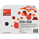 05X/80X/719H/C-EXV40D Двойная упаковка картриджа EasyPrint LH-CE505XD U для HP LJ P2055/M401/M425/Canon LBP251/MF411/416/5940 (2шт.x69