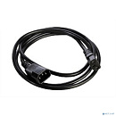 REM Шнур питания с заземлением IEC 60320 C13/IEC 60320 C14, 10А/250В (3x1,0), длина 3 м. (R-10-Cord-C13-C14-3)
