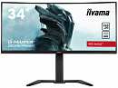 Монитор Iiyama 34" G-Master GB3467WQSU-B5 черный VA LED 0.4ms 21:9 HDMI M/M матовая HAS 550cd 178гр/178гр 3440x1440 165Hz FreeSync Premium DP USB 12.4