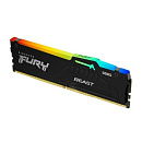 Память DDR5 32GB 6000MHz Kingston KF560C36BBEA-32 Fury Beast Black Expo RGB RTL Gaming PC5-48000 CL36 DIMM 288-pin 1.35В kit dual rank с радиатором Re