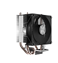 Кулер для процессора PCCooler R200 S115X/1200/1700/AM4/AM5 (TDP 110W, 90mm Non LED Fan, 2 тепловые трубки 6мм, 2200RPM, 28,3dBa)