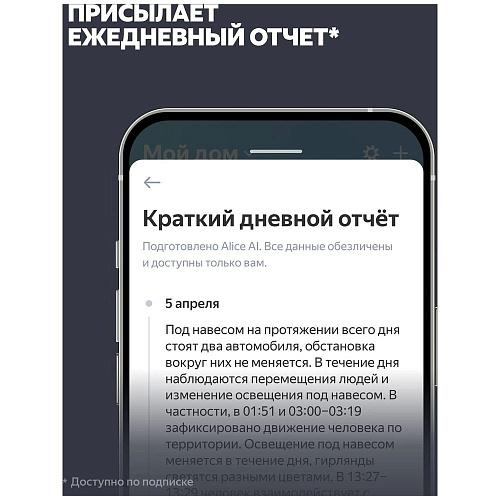 IP Камера Яндекс, серая (YNDX-00582GRY)