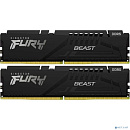 Память оперативная/ Kingston 32GB 6400MT/s DDR5 CL32 DIMM (Kit of 2) FURY Beast Black EXPO