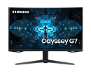 Samsung 31.5" C32G75TQSR VA QLED curved GAMING-монитор Odyssey G7 2560x1440 1ms 2500:1 600cd 178/178 HDMI 2*DP USB-hub 240Hz G-Sync HDR600 HAS Pivot B