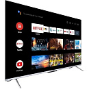 50" Телевизор HAIER Smart TV S3, QLED, 4K Ultra HD, серебристый, СМАРТ ТВ, Android [DH1VLGD01RU]