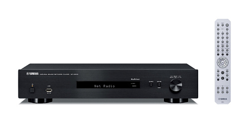 Аудиопроигрыватель Yamaha AV [NP-S303 BLACK] сетевой DLNA Версия 1.5, MP3, WMA, MPEG4 AAC, WAV, FLAC, AIFF, ALAC, DSD, Wi-Fi с Wireless Direct, Blueto