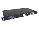 Матричный коммутатор Intrend [ITMFM-4x4H4A] HDMI 4x4, разрешение 4K60, бесподрывный, с поддержкой видеостены и многооконного режима, деэмбедирование з