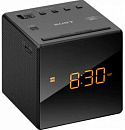 Радиобудильник Sony ICF-C1 черный LED подсв:оранжевая часы:цифровые AM/FM