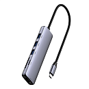 USB-концентратор Netac Hub WF14, Type-C to USB3.0*3+HDMI+mSD/SD 2.0 (repl. NT08WF14-30GR)