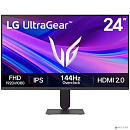 LCD LG 23.8" 24G411A-B {IPS 1920x1080 144Hz 5ms 250cd 1500:1 HDMI2.0 DisplayPort1.4 NVIDIA G-Sync FreeSync HDR10 VESA}