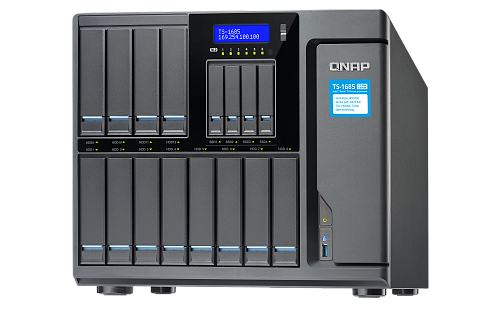 Сетевое хранилище без дисков SMB QNAP TS-1685-D1531-16G NAS, 16-tray w/o HDD (12 x 2.5"/3.5" and 4 x 2.5" SSD slot), 6xM.2 Slot, 6-core Intel Xeon