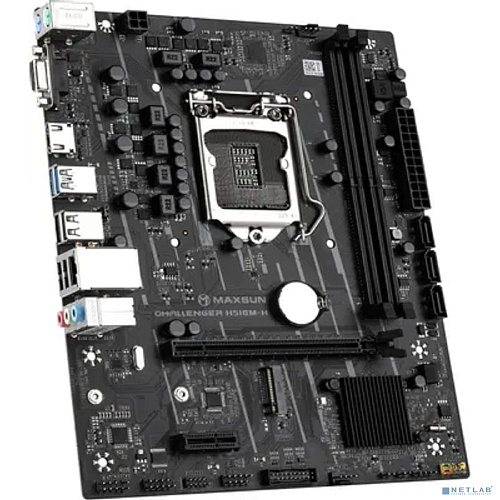 MAXSUN MS-Challenger H510M-H (Socket 1200, mATX, H470, 2*DDR4, VGA/HDMI, 3*SATA3, 1*M.2, 1*PCIEx16/1*PCIEx1, 6*USB 2.0, 2*USB 3.2 Gen1, LAN 1*1G, RTL)