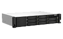 Системы хранения данных QNAP SMB 2U/8bay QC 2,0GhzCPU/8Gb(upto16Gb)/upto 20HDD with TL-R1200S-RP /SATA(3,5'' 2,5")/ 4xUSB/1xExp.slot/2x2,5Gb/1xHDMI/iS