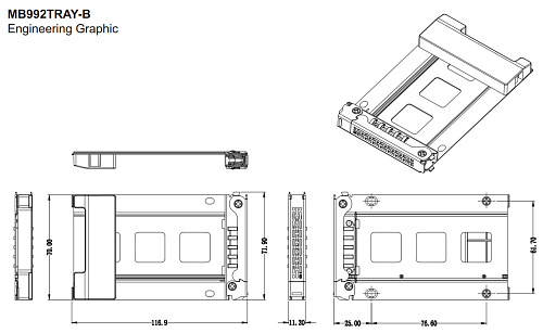 MB992TRAY-B