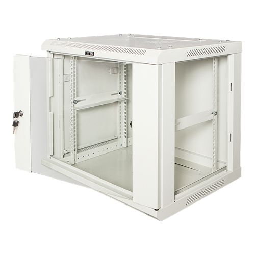 Шкаф настенный серии Pro, 27U 600x800, стеклянная дверь