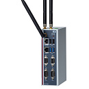 Встраиваемый безвентиляторный компьютер на DIN-рейку ICO310-N3160-PB-PD-DC, Intel Celeron N3160, 1х SO-DIMM, 1х VGA, 2x Gb Lan, 2х RS-232/422/485, 1x