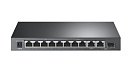 Коммутатор TP-Link SMB TP-Link TL-SG1210PP Настольный с 9 гигабитными портами (6 портов PoE+, 2 порта PoE++) и комбинированным гигабитным портом RJ45/SFP