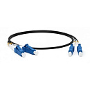 Hyperline FC-D2-9-LC/UR-LC/UR-H-10M-LSZH-BK Патч-корд волоконно-оптический (шнур) SM 9/125 (OS2), LC/UPC-LC/UPC, 2.0 мм, duplex, LSZH, 10 м, черный