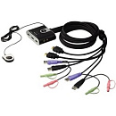 ATEN CS692(-AT/B) переключатель PETITE 2 PORT USB2.0 HDMI KVM SWITCH.