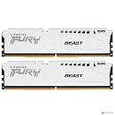 Память DDR5 2x32GB 6000MHz Kingston KF560C36BWEK2-64 Fury Beast RTL Gaming PC5-48000 CL36 DIMM 288-pin 1.35В dual rank с радиатором Ret