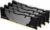 Память DDR4 4x16GB 3600MHz Kingston KF436C16RB12K4/64 Fury Renegade RTL Gaming PC4-28800 CL16 DIMM 288-pin 1.35В kit dual rank с радиатором Ret
