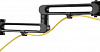 Кронштейн для мониторов Ultramounts UM737 черный 17"-32" макс.8кг крепление к столешнице поворот и наклон