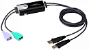 Переключатель сигналов клавиатуры и мыши ATEN 2-Port USB Boundless Cable KM Switch