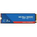 Твердотельный накопитель SSD Western Digital M.2 2280 2TB Green SN5100 WDS200T5B0E PCIe Gen4 x4, 7100MBs/6700MBs, TBW 900