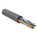ITK LC1-C604-121 Кабель связи витая пара U/UTP, кат.6 4x2 x 23AWG solid, LSZH, 305м, серый
