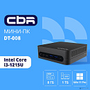 CBR MiniPC-DT001.5 (Intel i3-1215U /8Gb DDR4/512Gb SSD PCIe / W11Pro / 2 х USB 2.0, 2 х HDMI, 2 х USB 3.2, USB-C 3.0, USB-C 2.0, 3.5mm Combo Jack, RJ