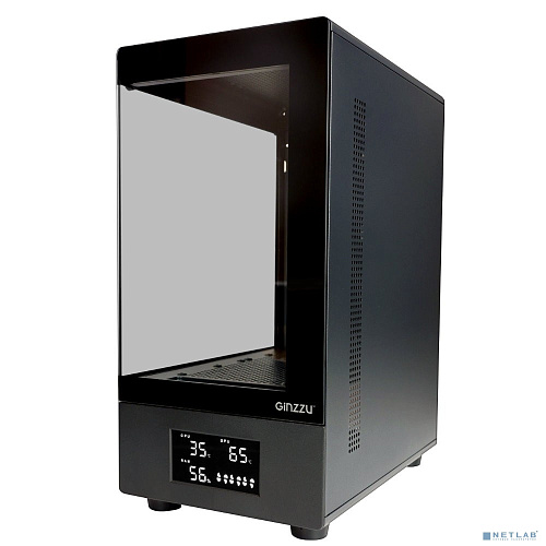 Корпус Ginzzu RX400D mATX жк. Дисплей