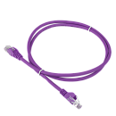 Патч-корд LANMASTER LSZH UTP кат.6, 0.5 м, фиолетовый Патч-корд LANMASTER LSZH UTP кат.6, 0.5 м, фиолетовый