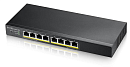 Коммутатор Smart L2 коммутатор PoE+ Zyxel NebulaFlex GS1915-8EP, 8xGE PoE+, бесшумный (без вентилятора), бюджет PoE 60 Вт