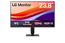 Монитор 23.8 LG 24U411A-B , IPS, 1920x1080, 5ms, 250cd, 120Hz, HDMI +VGA black, Ex