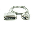 Кабель RS-232, DB25 "папа" в DB9 "папа"