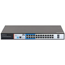 GIGALINK GL-SW-G205-24P WEB Smart управляемый, 24 PoE (802.3af/at) портов 10/100/1000Мбит/с 8 до 250 метров cat.6, 2*SFP 1000Мбит/с, 400Вт APO&R