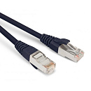 Hyperline PC-LPM-STP-RJ45-RJ45-C5e-1.5M-LSZH-BK Патч-корд F/­UTP, экранированный, Cat.5е, LSZH, 1.5 м, черный