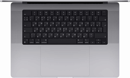 Apple 16-inch MacBook Pro: Apple M1 Pro 10c CPU, 16c GPU, 16GB, 512GB SSD, Space Grey, Оригинальные русские клавиатура и БП