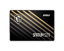 Твердотельный накопитель MSI SSD SPATIUM S270 240GB SATA III 2.5" R500/W400MB/s 3D NAND TLC MTBF 2M 50000/80000 IOPS 110TBW
