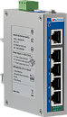 Неуправляемый промышленный Fast Ethernet коммутатор с поддержкой PROFINET, 5 x 100M RJ45, питание 12~48VDC/24VAC, монтаж на DIN-рейку