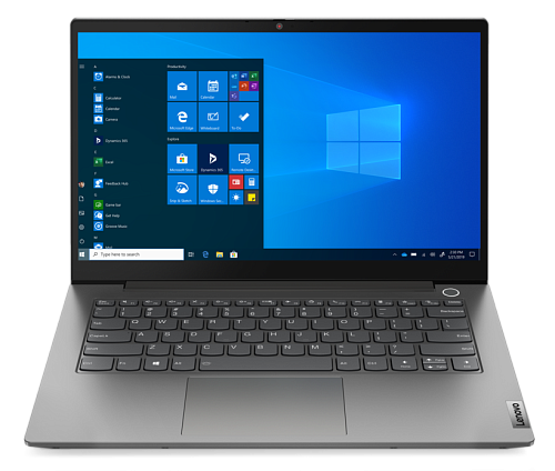 Ноутбук/ Lenovo ThinkBook 14 G2 14" FHD IPS Ryzen 5-4500U 8GB 256GB SSD AMD Radeon Graphics FP Backlit Keys W10 Pro (EN_kbd , 3pin cable)