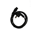 Vcom CE022-CU0.5-1.8M Кабель питания для ноутбуков 3-pin (угловая Евровилка) <VDE> 3G*0.5mm2 VCOM <CE022-CU0.5-1.8>, 1,8m [06937510873715]