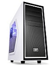 Корпус DEEPCOOL TESSERACT SW WHITE без БП, боковое окно, белый, ATX