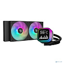 Кулер с водяным охлаждением Deepcool LP240 ARGB Soc-AM5/AM4/1200/1700/1851 черный 4-pin 38.71dB Al LCD 300W 1410gr Ret (R-LP240-BKMSNC-G-1)