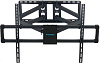 Кронштейн для телевизора Kromax ATLANTIS-75 черный 40"-90" макс.101кг настенный поворотно-выдвижной и наклонный