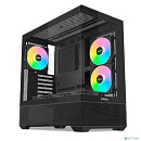 Case SAMA V40 Black, Midi-Tower, TG, 6x120mm ARGB, 2xUSB 3.0 + 1xUSB 3.1 Type-C, ATX, mATX, mITX Black