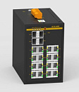Управляемый коммутатор c 4 слотами 100Base-X SFP, 16 портами 10/100Base-T(X) (разъем RJ45), два входа питания 12 В пост., 24 В пост., PROFINET