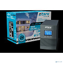 STARK COUNTRY 1000 Online 16А ИБП 1000 ВА/900 Вт {Напольный, 110-300В, 2 х ЕВРО, Smart-slot, USB, RS232, EPO, БЕЗ АКБ - внешние батареи 2 шт от 4,5Ач