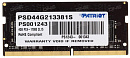 Модуль памяти для ноутбука SODIMM 4GB PC17000 DDR4 PSD44G213381S PATRIOT